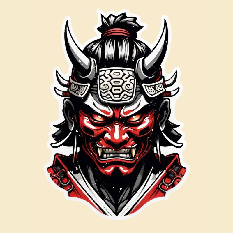 Samurai-Krieger - Japan - Dämon