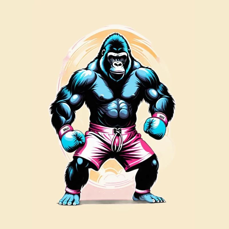 Boxe Boxeur Gorille