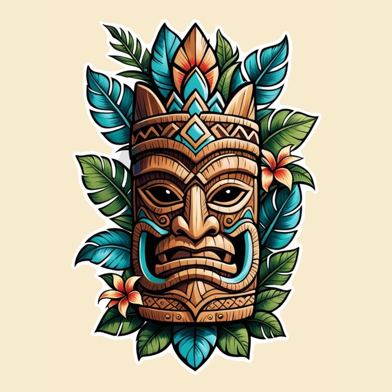 Tiki Beach - Polynesia Statue