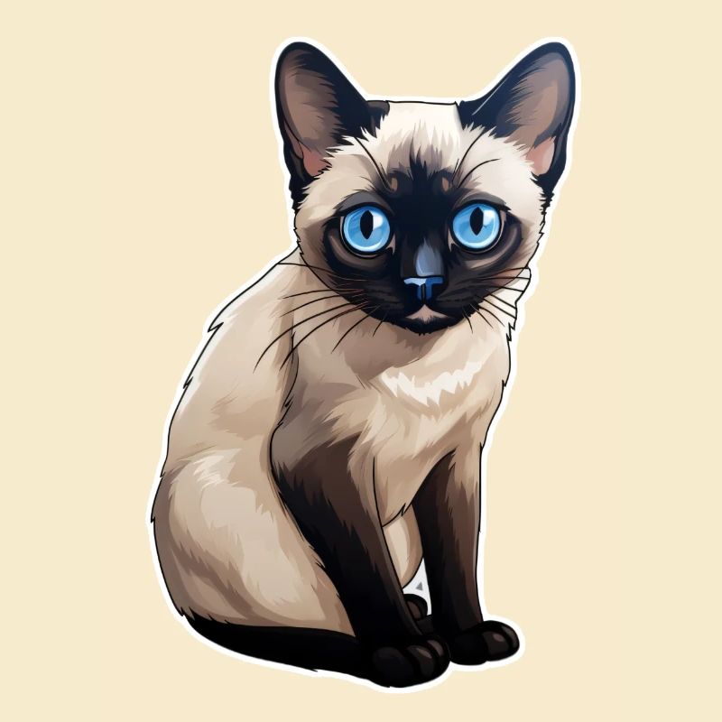 Siamese cat cute