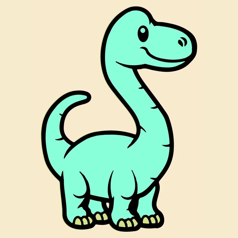 dinosaurier brontosaurus comic