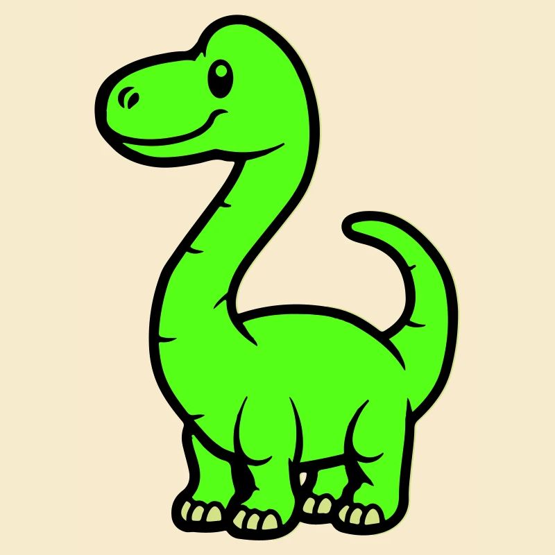 dinosaurier brontosaurus comic