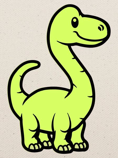 Dinosaurier Brontosaurus Comic