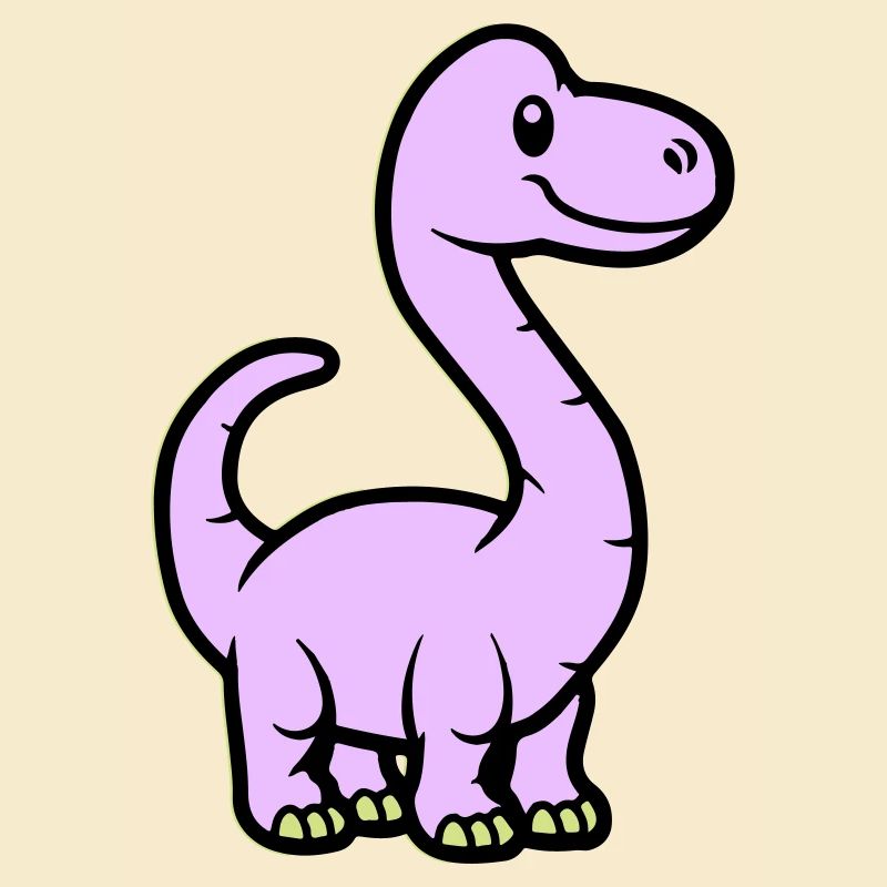 Dinosaurier Brontosaurus Comic
