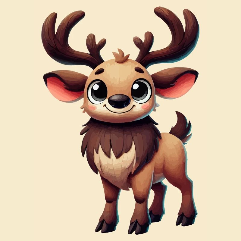 Bande dessinée de cerf
