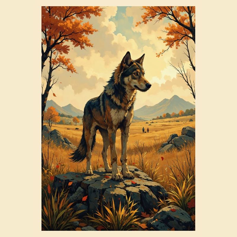 Das Bild des Wolfes