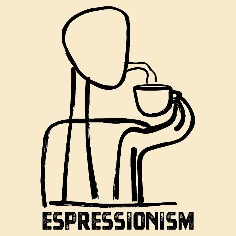 Espressionism - Espresso - Drinking Coffee