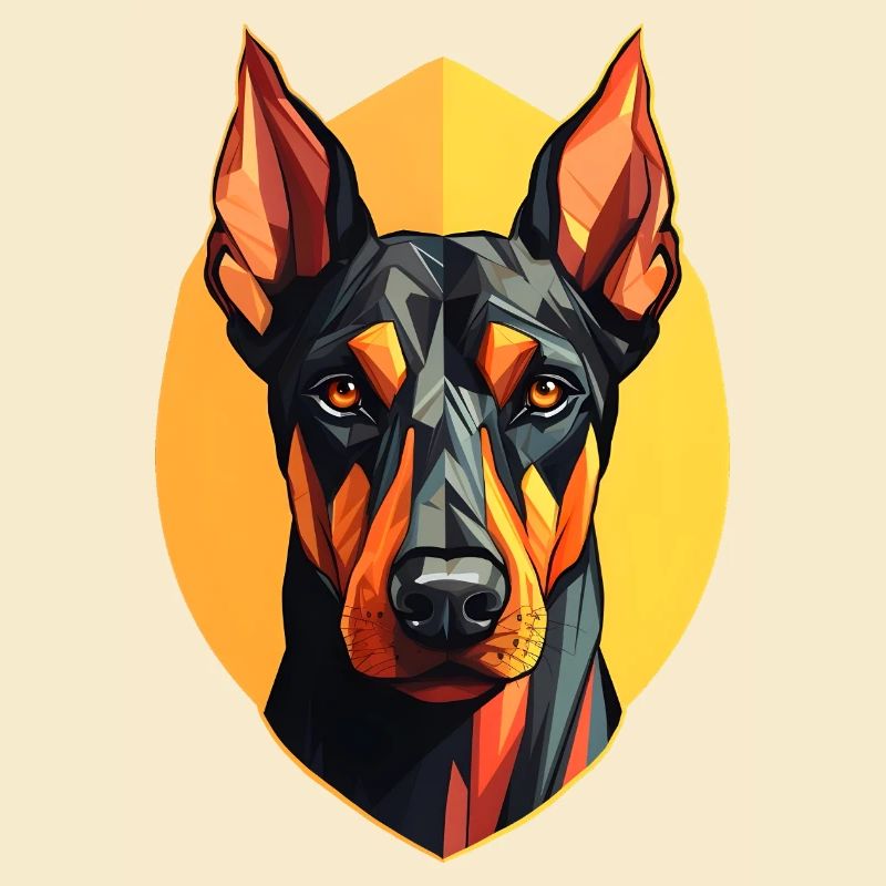 Dobermannhalter cooler Dobermann
