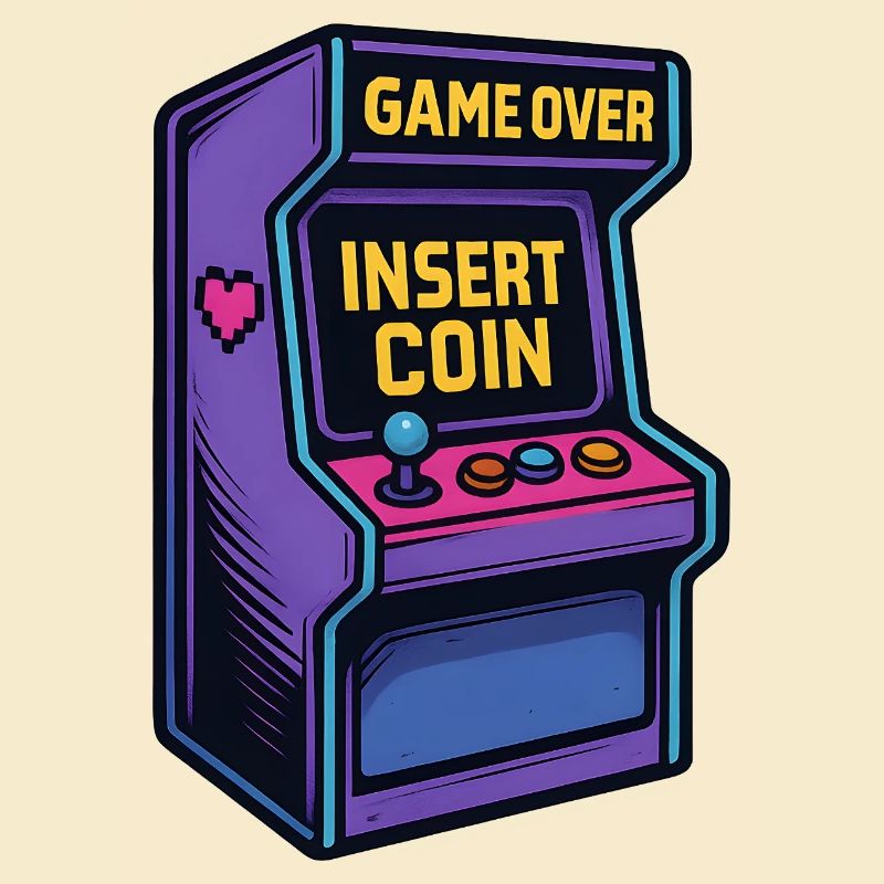 Insert Coin – Retro Arcade Vibes