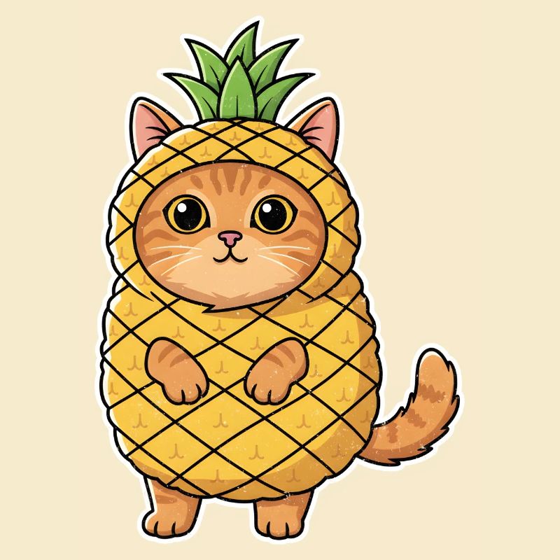 Ananas-Katze