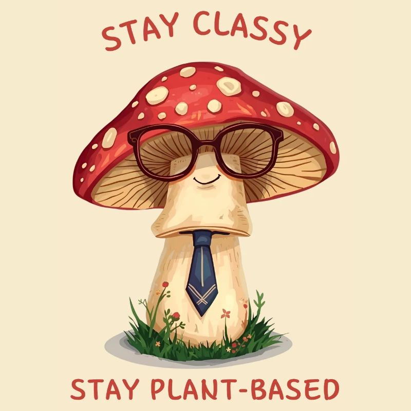 Stay Classy – Nostalgic Mushroom Design