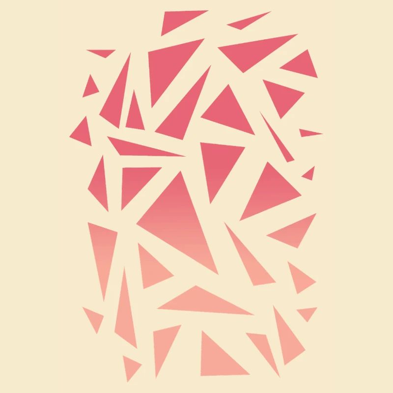 Triangle Pattern - Pink Gradient