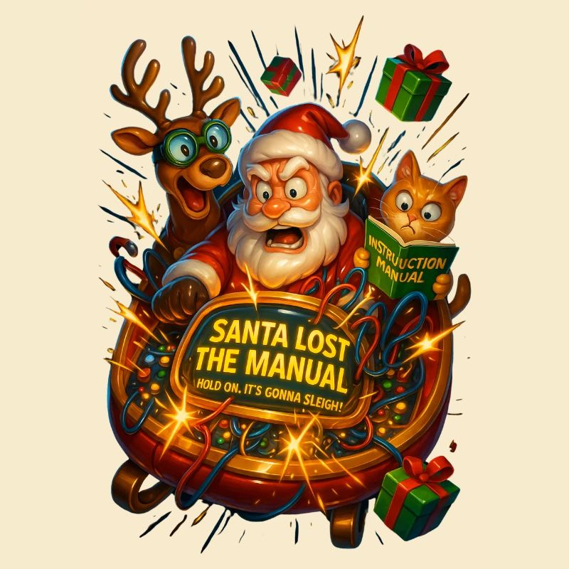 Le Père Noël perd le manuel