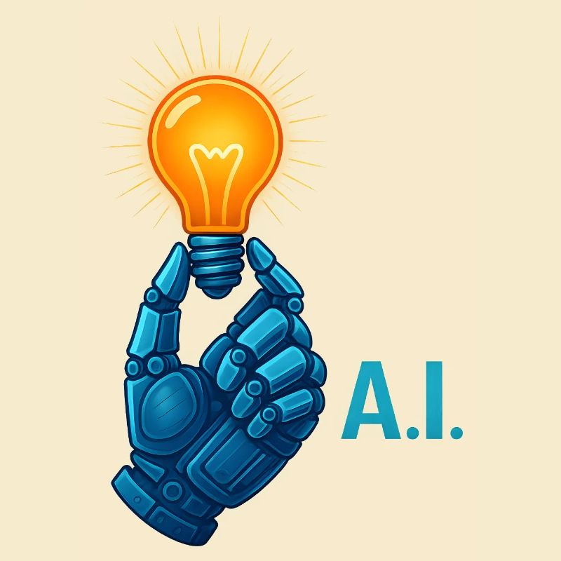 ai Tech Statement mit coolem Vibe funny