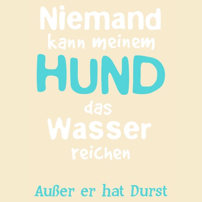 Hund Wasser reichen