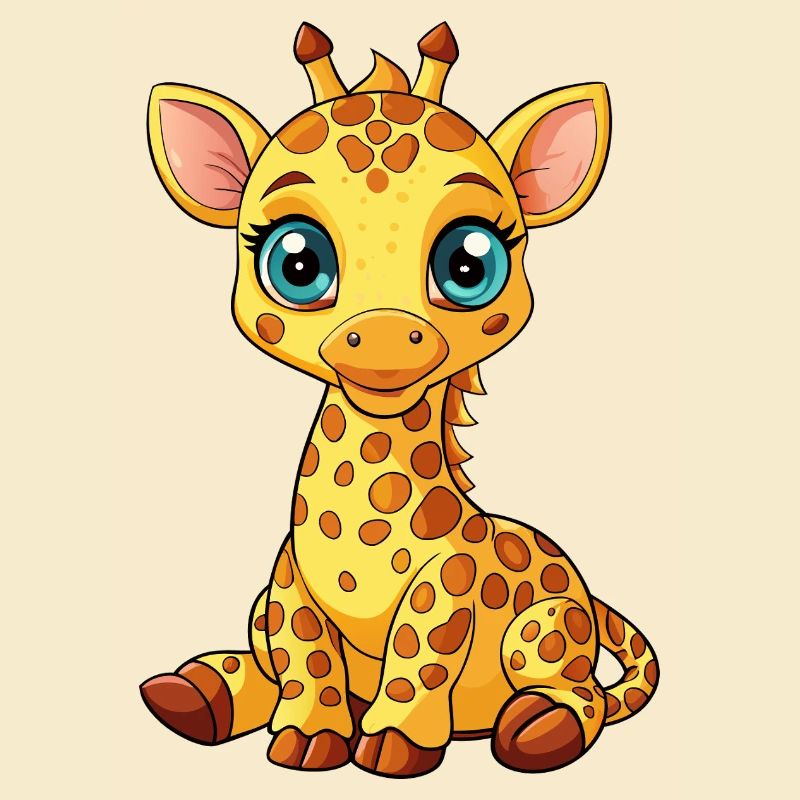 Sitzende Giraffen