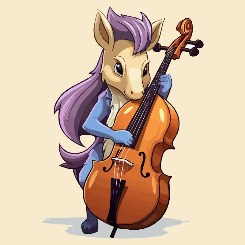 Unicorn Cello Player
