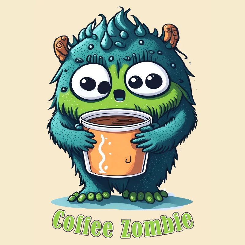 Kaffeemonster  - Koffein Zombie - Morgenmuffel