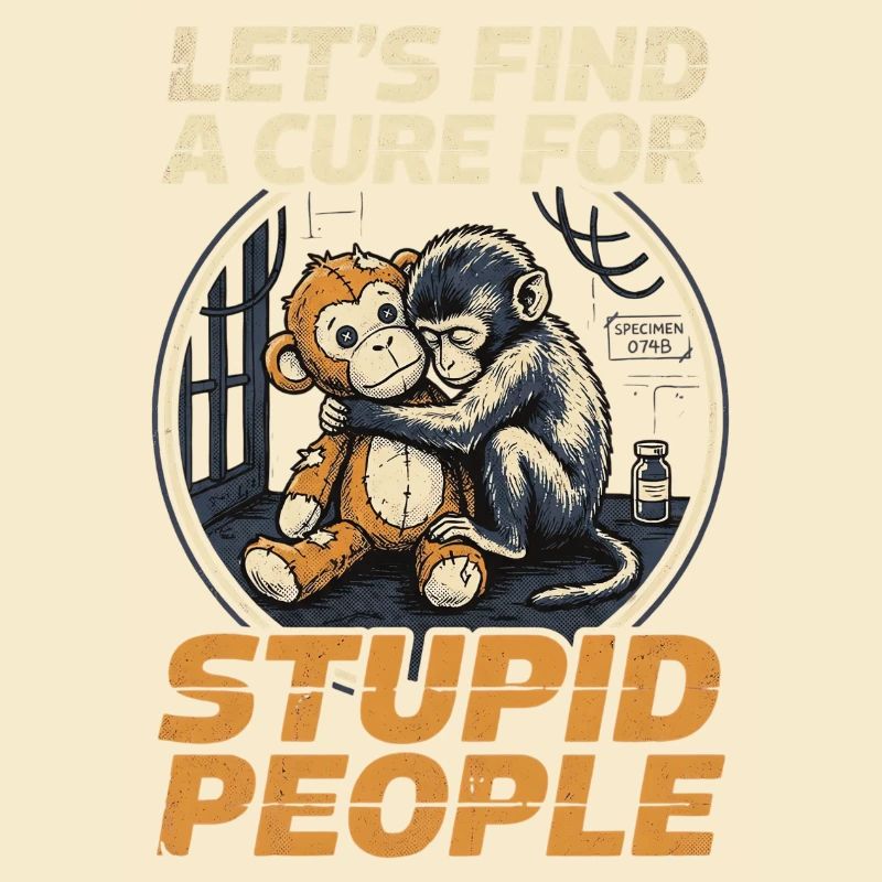 Lets find a cure for stupid people Monkey Punch