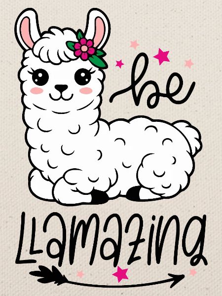 Be Amazing Alpaca Blumenkrone