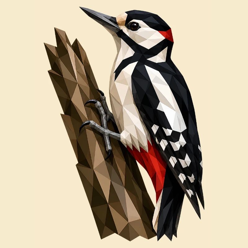 Polygonaler Waldspecht