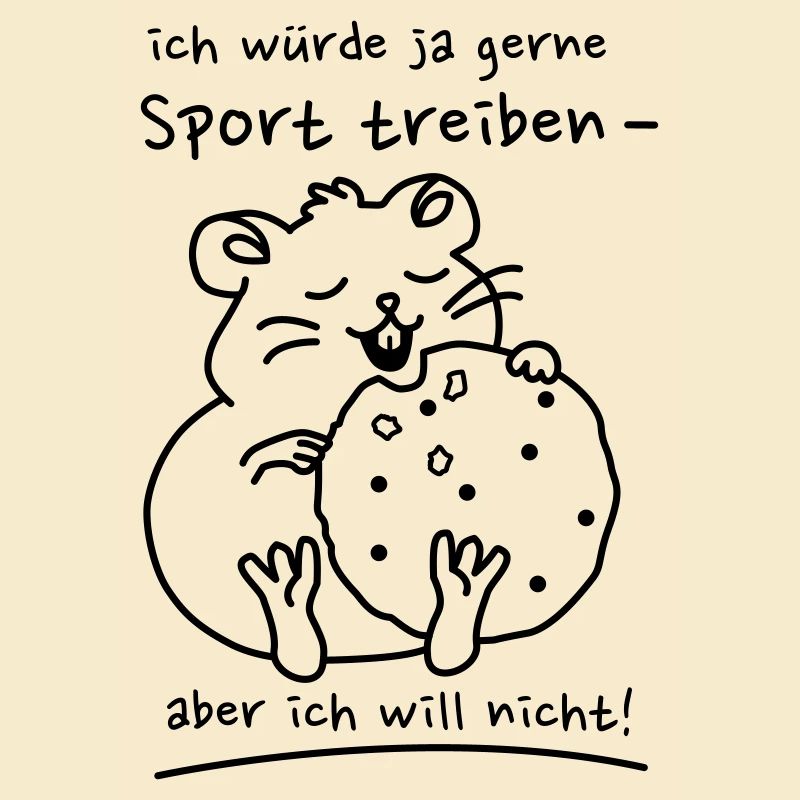 Hamster mit Keks