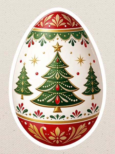 Christmas Easter Egg. 1