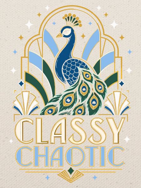 Classy Chaotic Pfau Art Deco