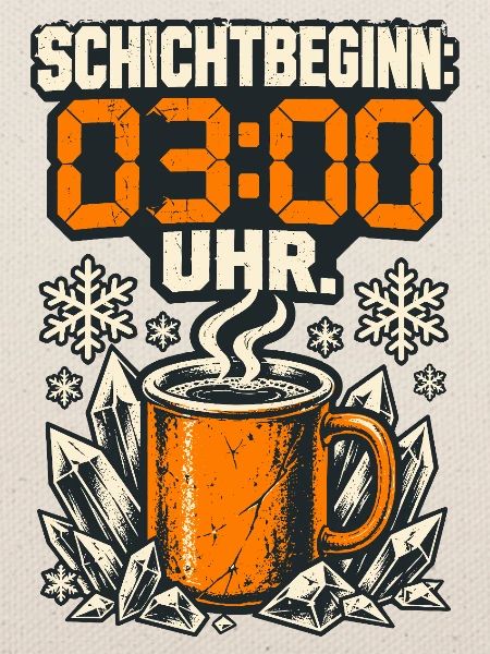 Schichtbeginn 03:00 Uhr Kaffee