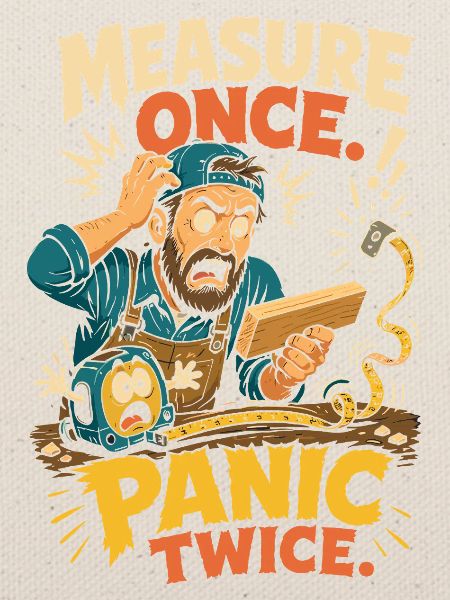 Measure Once, Panic Twice – Heimwerker
