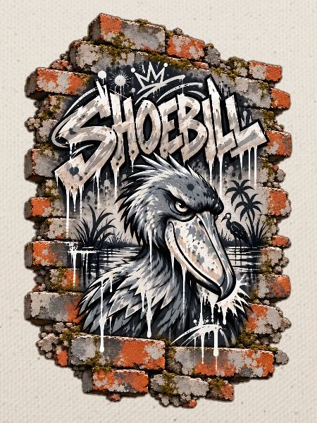 Shoebill – Graffiti-Wand