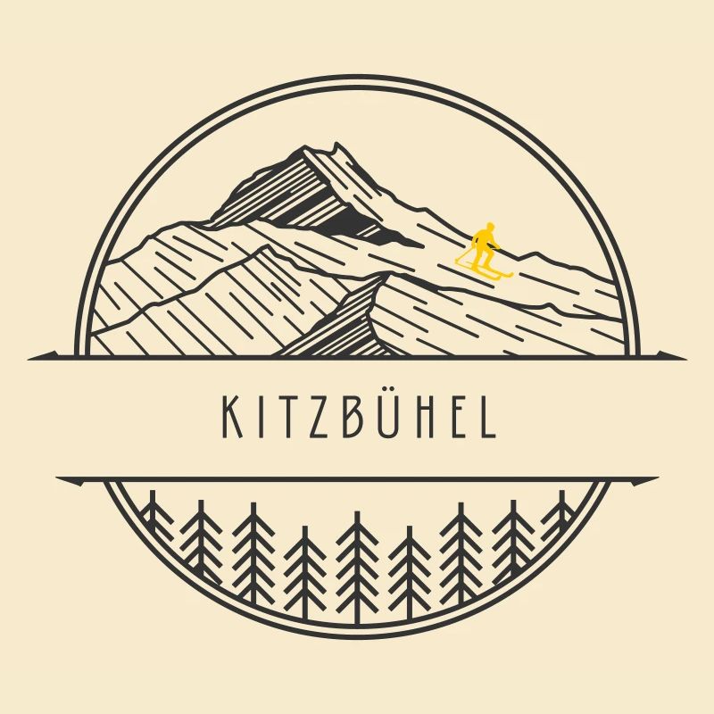 Minimalistisches Kitzbühel-Logo