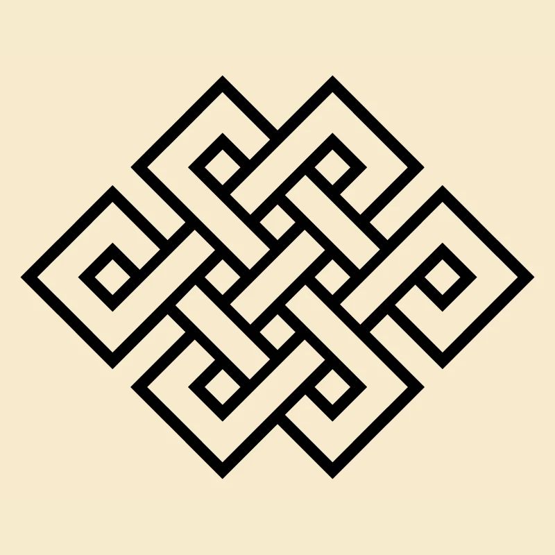 Tibetan endless knot, eternal, infinity, celtic
