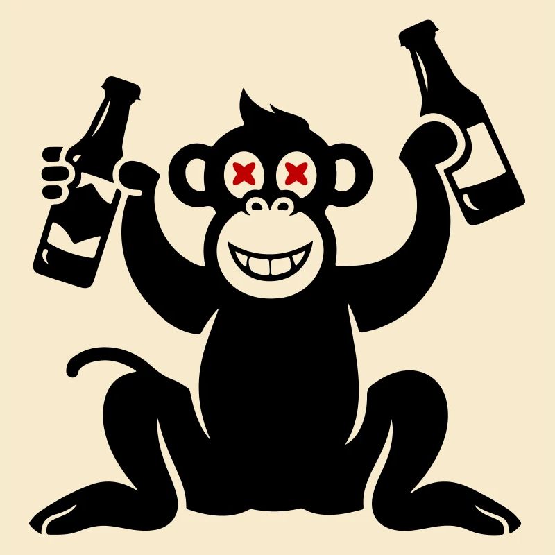 Bière de singe bue