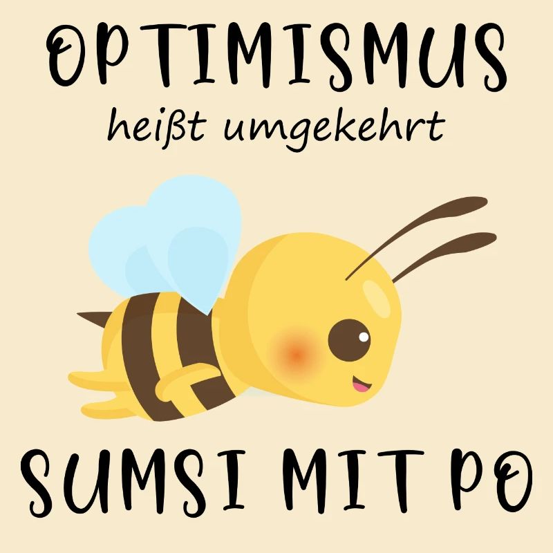 Biene Optimismus Sumsi mit Po