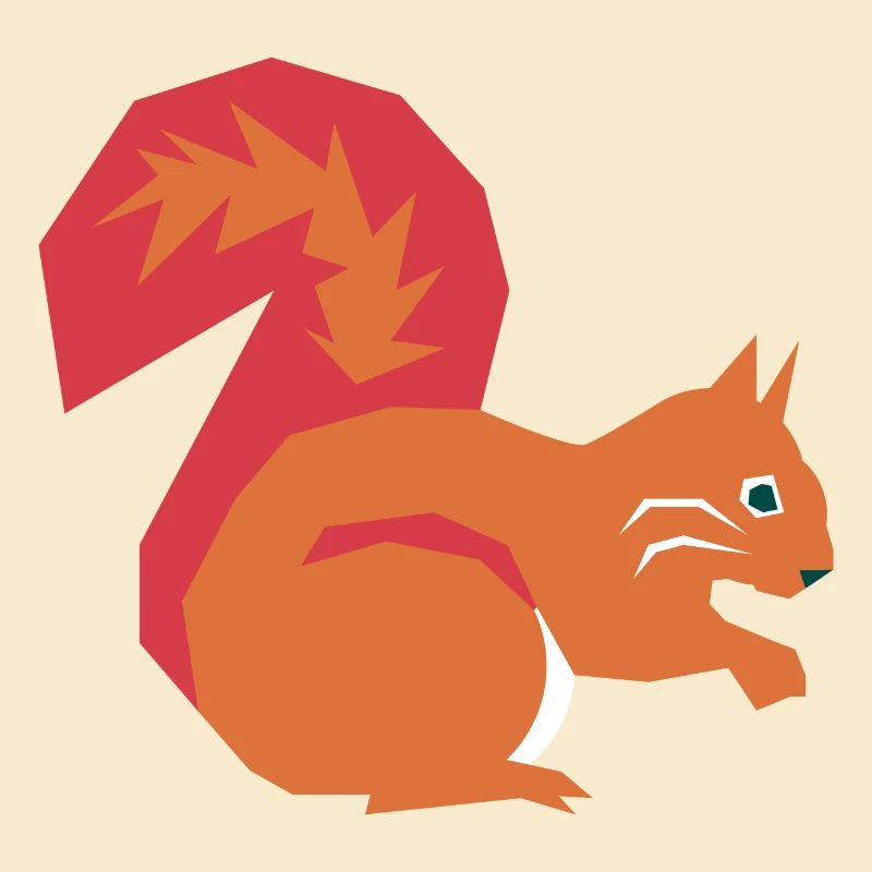 Eichhörnchen Grafik / Design / Illustration