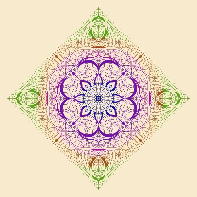 Buntes Mandala