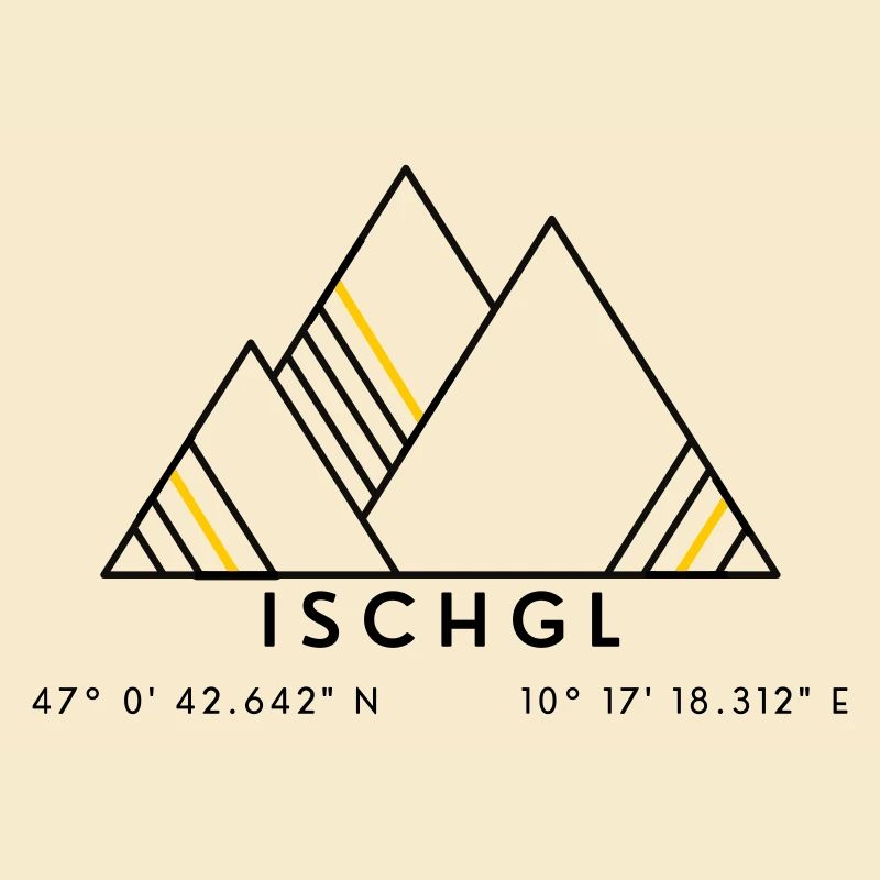 Minimalistisches Ischgl-Logo