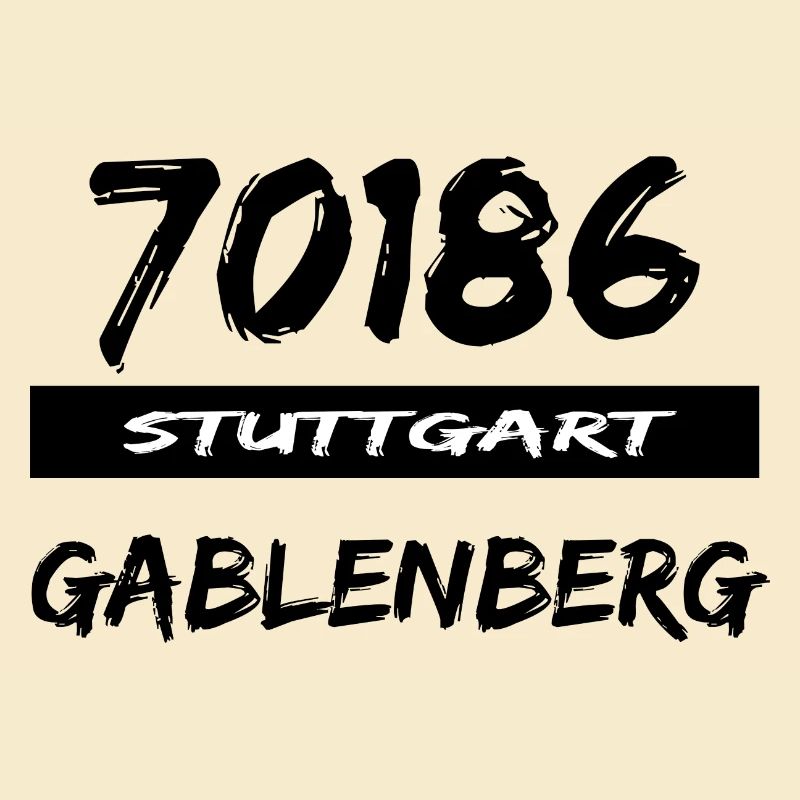 70186 Stuttgart Gablenberg Tshirt Postleitzahl