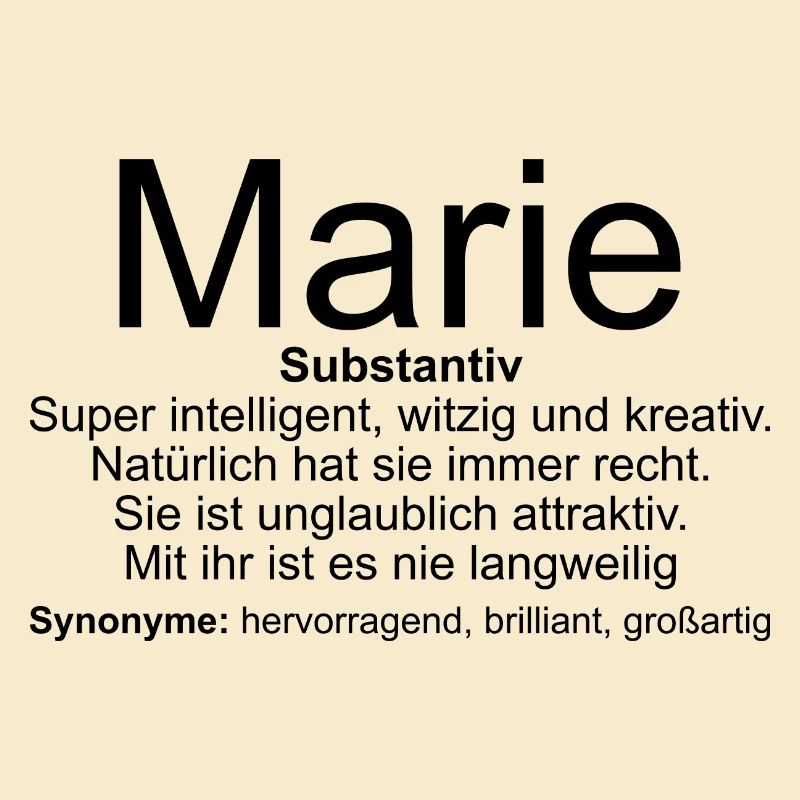 Name Definition Marie