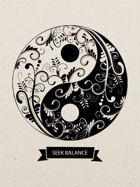 Ying Yang Mandala