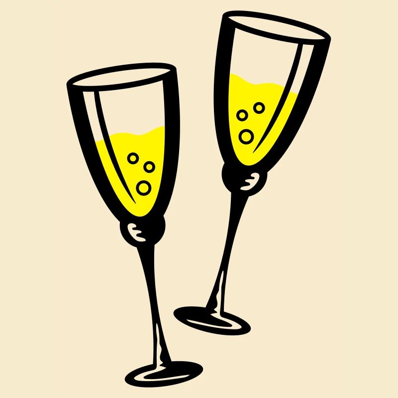 sekt glas wein