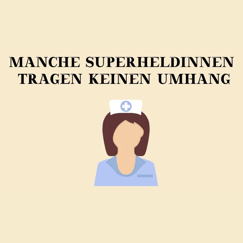 Krankenschwester Superheldin lustig Geschenkidee
