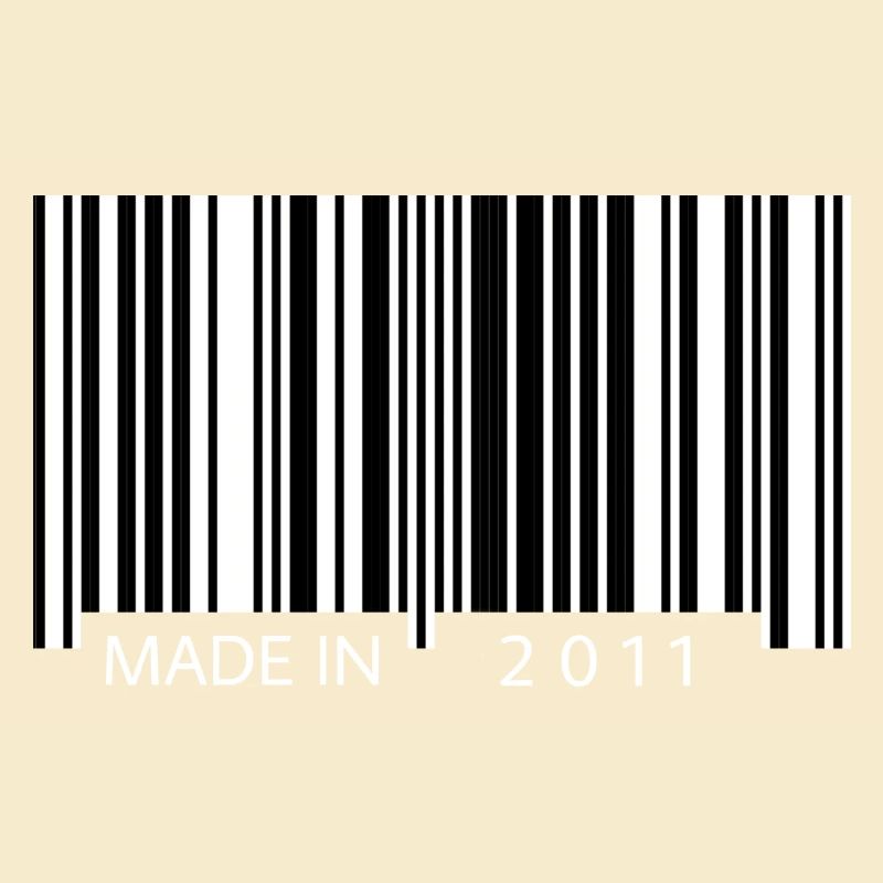 Made in 2011 Barcode Geschenk