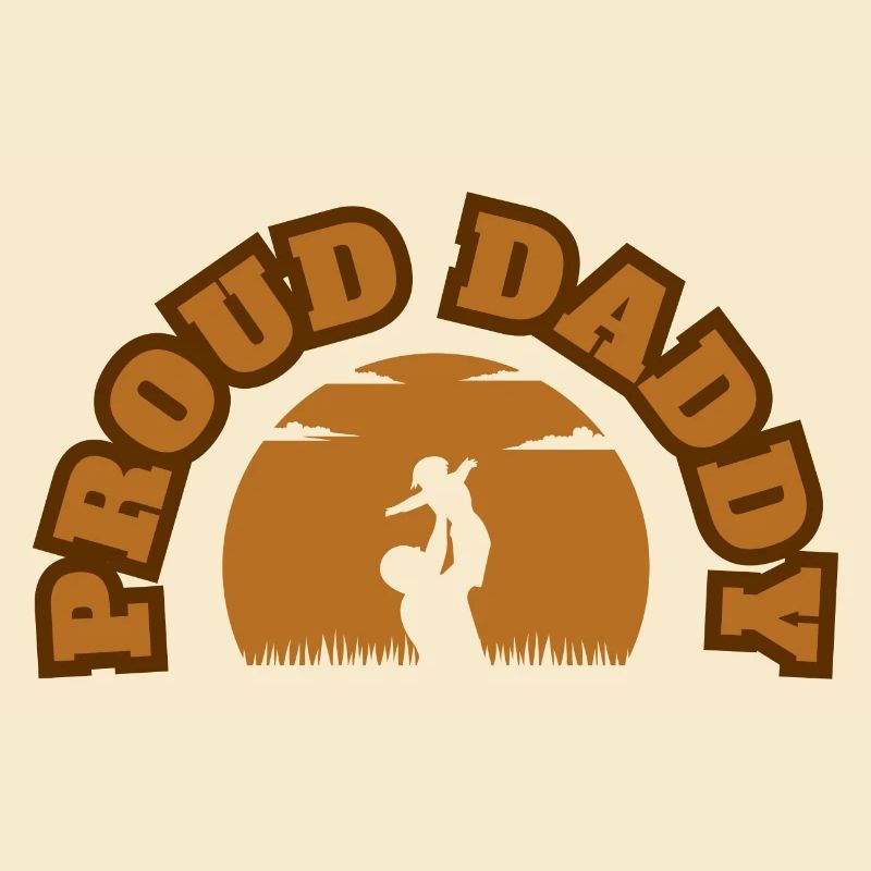Proud Daddy Kid Brown