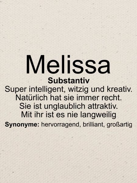 Name Definition Melissa
