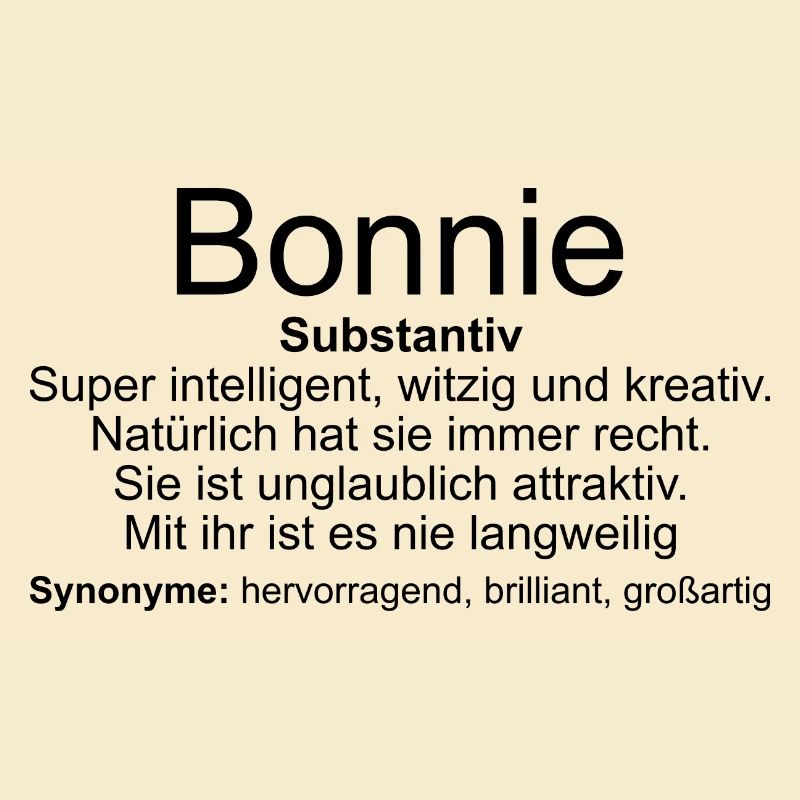 Name Definition Bonnie
