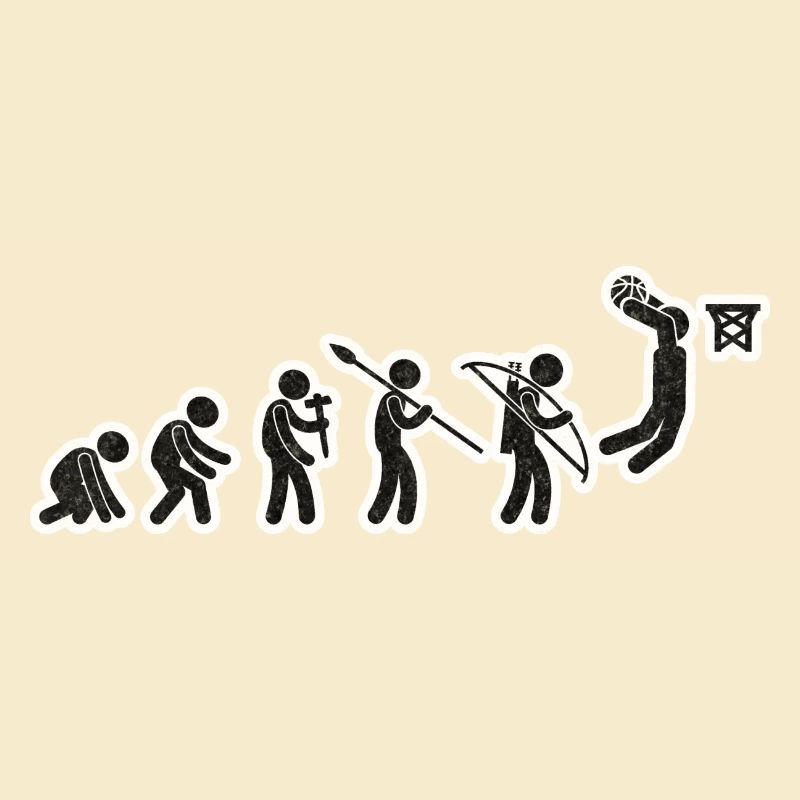 Evolution Basket-ball Noir Grunge