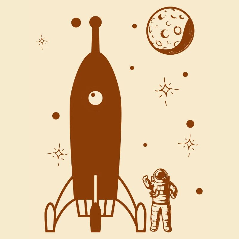 Astronaut - Space - Rocket - Universe