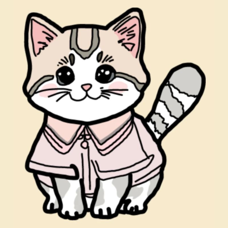 Katze mit Pulli
